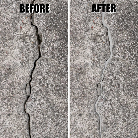 Built Tough Backer Rod Epdm Rubber Foam Caulk Saver 1/4 Inch Diameter By 16 4 Feet Grey Weather Strip Seal for repaired concrete joint