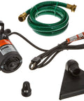Mini-Vac Utility Pump Kit For Quick Dewatering And Emergency Water Removal With Garden Hose Connection And Scoop Attachment