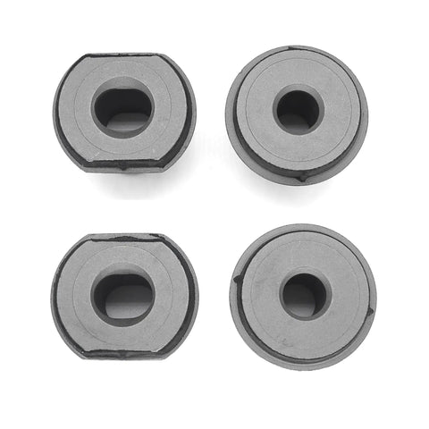 Premium Quality Heavy Duty Rack And Pinion Bushing Kit For Toyota Rav4 2000 To 2005 Part 4420042140 gray rubber bushings set viewed from top.