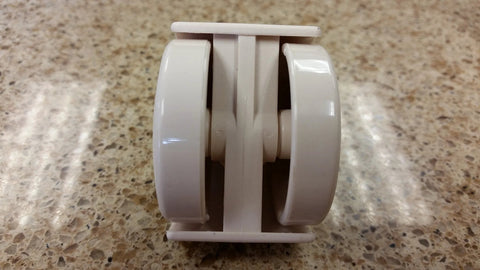 almond chair casters replacement with polyurethane wheels