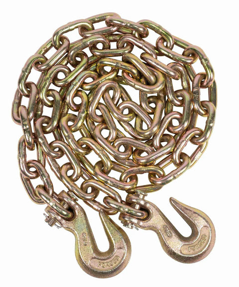 Heavy-Duty Grade 70 Transport Chain And Binder Kit With Four Three-Eighths Inch By Twenty-Foot Chains And Four Lever-Style Binders