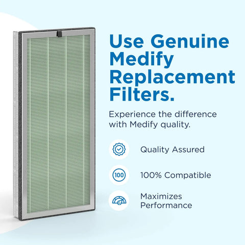 MA-40 Replacement Filter For Allergens, Smoke, Dust, Odors, Pollen, And Pet Dander, Includes Pre Filter And True HEPA H14 Activated Carbon