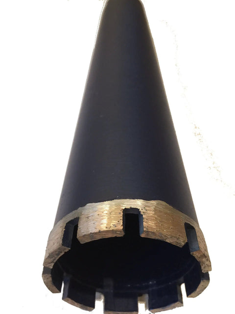 Pro Grade Seven Eighths Inch Wet Diamond Core Drill Bit For Cutting Concrete And Asphalt, visible laser welded segments