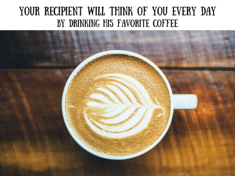 Top view of coffee cup on table with latte art, text about favorite coffee. Easily Distracted By High Power Rocketry Mug Funny Gift Idea 11 oz