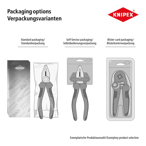 Packaging options for Crimping Pliers With Calibrated Pressure For 2.8 and 4.8 mm Non Insulated Connectors PreciForce