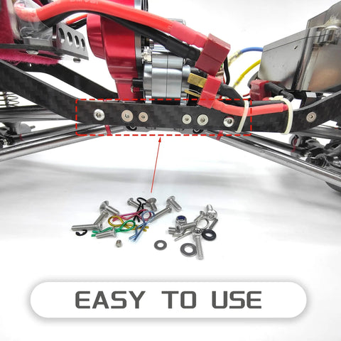 Beefy Universal RC Screw Kit 1008Pcs 304 Stainless Steel Fasteners Set For Traxxas Axial HPI Redcat Losi And More shown with tools