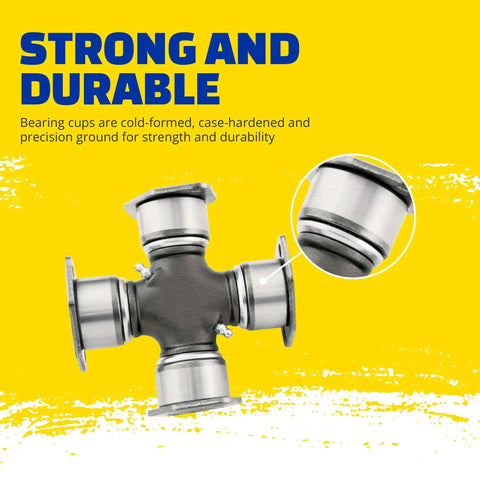 Beefed Up Greaseable Universal Joint With Nitrile Rubber Seals And Wear Resistant Case Hardened Cold Formed U Joint For Rover