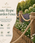 Beefy Jute Hemp Rope One And A Half Inch By One Hundred Feet For Docks And Railings Landscaping Tug Of War Outdoor Decorating