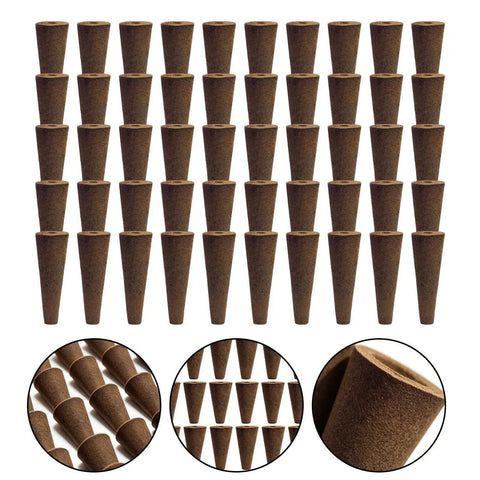 Rooting Sponges For Hydroponic Cloning And Germination, 50 Piece Growing System Pods And Sponges For Soilless Veggies, arranged