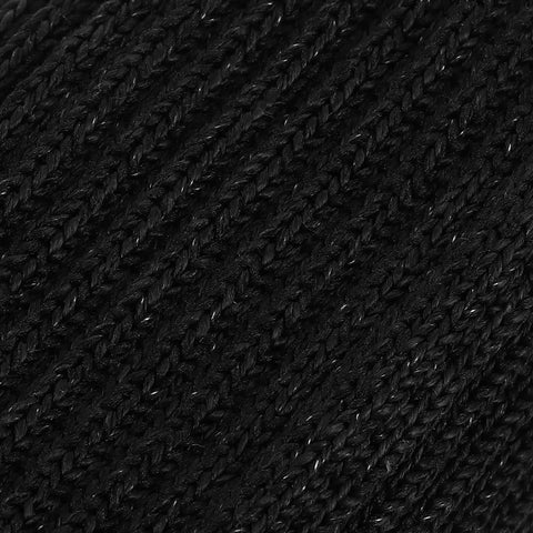 Close-up of black HPPE fabric texture for Slap On These Cut Resistant Arm Sleeves Black Two Pack For Welding Woodworking And Mechanic Jobs Heavy Duty Hppe Forearm Guards Keeping Real Trade Workers Safe All Day Long.