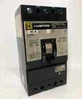 Dead Simple Bolt On 3 Pole 40 Amp 600 Volt Circuit Breaker With Rugged Steel Frame, front view showing clear labeling and specifications.