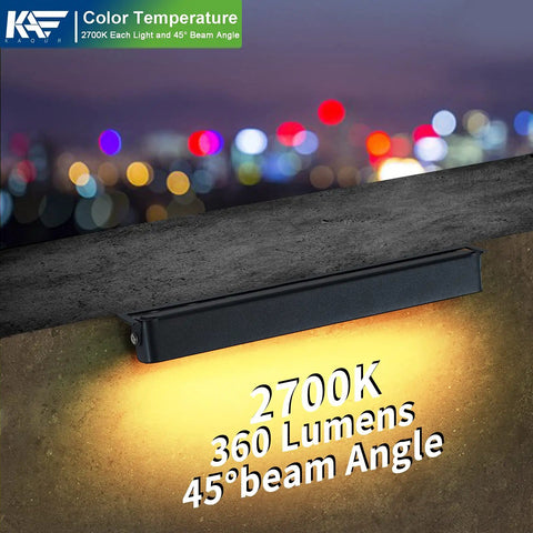 12 Inch 3W LED Integrated Hardscape Paver Light illuminating a retaining wall with warm 2700K glow, ideal for outdoor living.