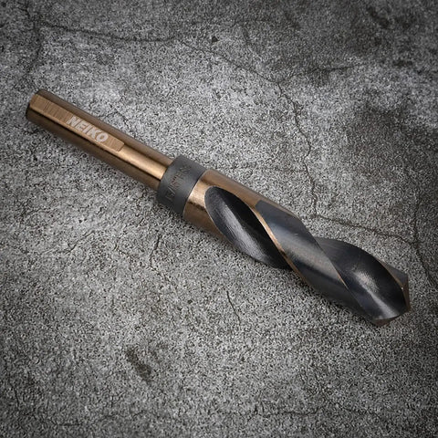 Beefy 13/16 Inch Drill Bit for Metal With 1/2 Inch Shank, 135 Degree Split Point, High Speed Steel, HSS Drill Bit, silver finish