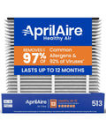 Front view of 513 Replacement Filter For Whole House Air Purifiers, MERV 13, Pack Of 2, Fits Model 1510 And 2516, USA Made