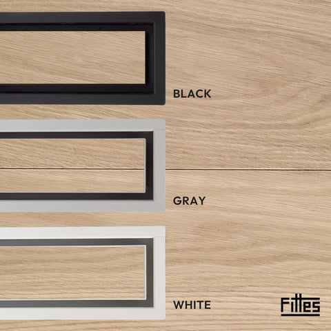 Framed Floor Vent Luxe Upgrade With Matte Black Steel Frame Sleek Minimalist Look HVAC Air Return Register Cover