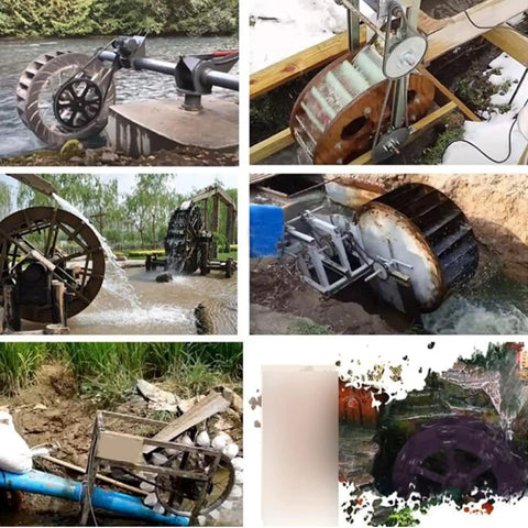 Water Turbine Generator 50W to 100W Micro Hydroelectric Power System in rivers and mountainous areas