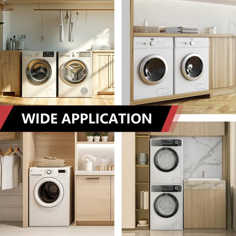 Wide application of Center Drain Washing Machine Outlet Box With Water Hammer Arrestor in various laundry settings.