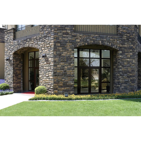 Cross Tour 26W Outdoor LED Wall Pack Light Carbon Bronze Built Tough Die Cast Aluminum Hinged Door Back Box Locking Hinge