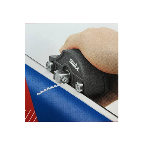 Using Pro Sidewall Cutter TA103 For Ski And Snowboard Tuning With Round And Square Blades Edge Prep Tool on ski edge
