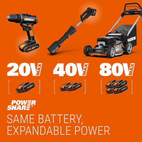 Heavy Duty Cordless Impact Drill Equipped With Killer Dual Speed Motor And 18 Precision Torque Settings For No Sweat Home Repairs And Rock Solid Construction Power with Worx tools.