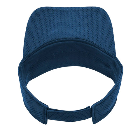Winch Launch Sailplane Glider Sun Visor For Adults One Size Navy Built For Soaring Flights And Gliding Fans, shown from above.