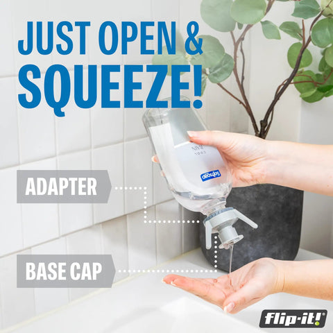 Hand demonstrating Snag Every Last Drop Is A Total Game Changer Zero Waste Bottle Squeezer for shampoo application.