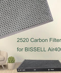Air400 Compatible Replacement 400 Filter Set With Activated Carbon Filter 2521 And 2520 Parts 1 Plus 1 Pack displayed on a wooden floor