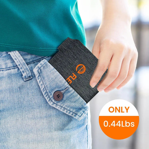 Compact Foldable 36W USB Solar Panel Charger fits in pocket, lightweight at 0.44 lbs, for outdoor activities like camping or hiking