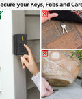 WiFi Enabled Smart Lock Box for homes with remote access compared to hidden keys under mat and pot