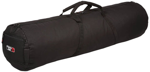 Built Tough Drum Hardware Carry Bag With Adjustable Shoulder Strap And Dual Grips, Heavy Duty 600 Denier Nylon 13 by 50 inch for gear hauling.