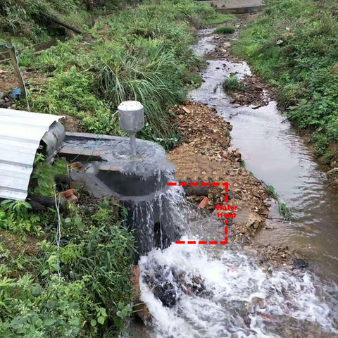 Stream with small waterfall used for 2KW And 3KW Rare Earth Permanent Magnet Brushless Generator For Small AC Hydraulic Systems