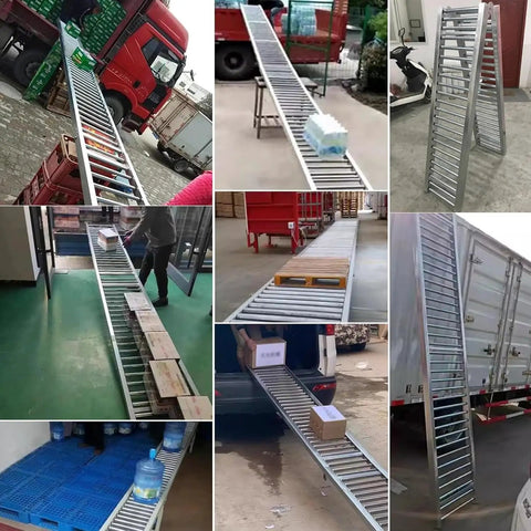 Heavy Duty Stainless Steel Gravity Conveyor Rollers With Adjustable Height Stand For Industrial Factories And Warehouses, various angles and uses.