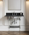 Heritage Widespread Lavatory Faucet With Adjustable 8 To 16 Inch Center, Polished Chrome Finish, Built To Last Brass Construction