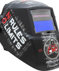 No Rules No Limits Auto Darkening Welding Helmet With Grind Mode And Shade 7 To 13 Lightweight Headgear Solar Powered