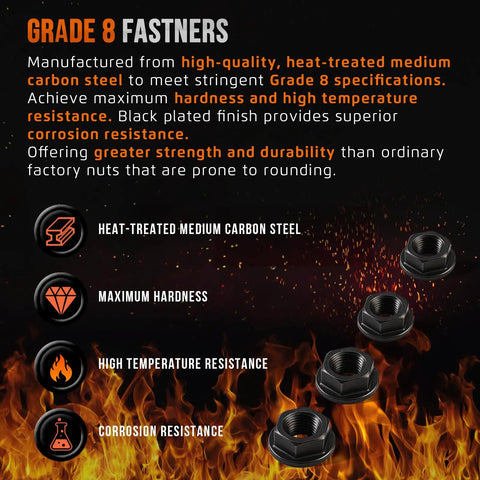 Beefy 3/8 24 Torque Converter To Flex Plate Bolts For Automatic Transmissions Secure Locking Fasteners Fits Aode E4od C4 Crank Adapter Heavy Duty Steel Set Of Four grade 8 fasteners with heat-treated carbon steel.