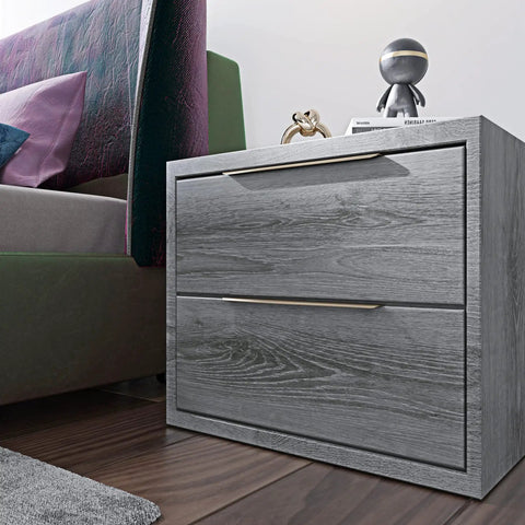 Gray Wood Grain Contact Paper 24x200 Self Adhesive Peel And Stick For Cabinets on nightstand drawers