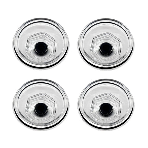 Four Oil Bath Dust Caps 21 36 Replacement K71 148 00 For Dexter Axles And 10K Heavy Duty 12K 15K 4 Inch Thread Trailer Axle