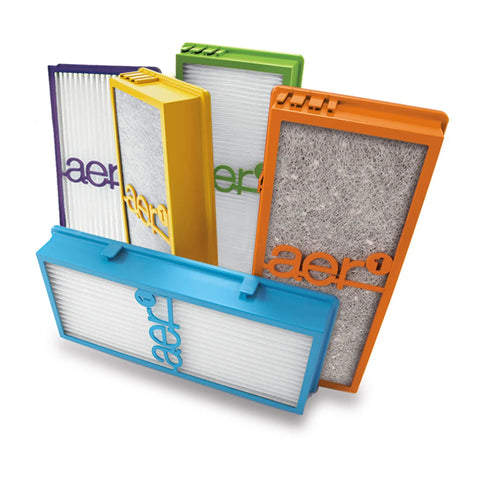 Colorful AER1 True HEPA Performance Plus Filter For Home And Office, Captures 99.97 Percent Of Dust, Smoke, Pollen.