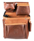 Big Oxy Fastener Bag With 10 Pockets And Tool Holders, Deep Round-Bottom Fastener Organizer For Onsite Jobs, Made In USA