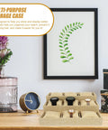 Straight Fire Nine Grid Watch Storage Tray With Plush Linen Cushion Slick Display Plate And Heavy Duty Jewelry Holder Dish For Everyday Organization Projects arranged neatly with four watches on a soft surface