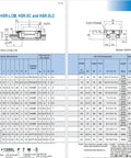 Technical diagram for High Precision Linear Guide Block HSR25LC HSR25 Kit, showing dimensions and specifications.
