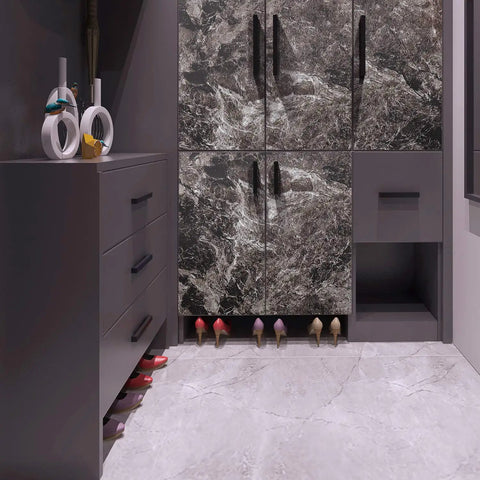 Dark Marble Peel And Stick Countertop Contact Paper 24 Inch Wide By 197 Inch Long Waterproof Kitchen Countertop Wrap for cabinets