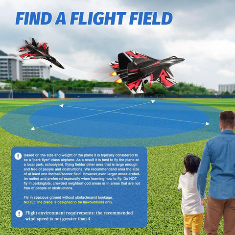 Two black and red SU27 RC Plane Ready To Fly Two Batteries Included With 6 Axis Gyro Stabilizer flying above a field