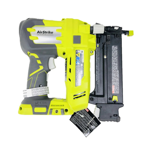 Ultra Pro Grade Badass Cordless Brad Nailer With 18 Volt Battery And Fast Charger For Cracking Through Roofing Shingles and Framing Projects, side view