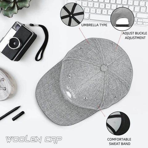 Top view of cool lightweight baseball cap for men with a modern design that looks dope and makes a statement adjustable fit
