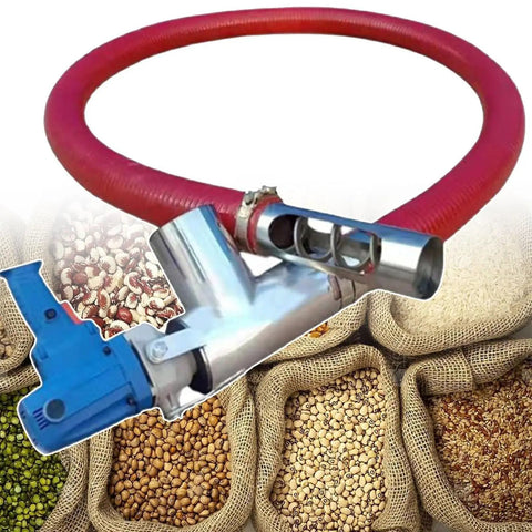 Portable Grain Conveyor Auger Built To Haul Heavy Loads With A Heavy Duty Screw Feeder And High Suction for bulk materials