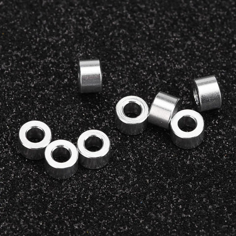 RC Car Shock Spacers Set With Eight Aluminum 6mm Upper Mount Spacers for Axial SCX10 Crawler and Off Road RC Rigs