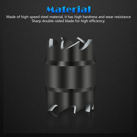 15 Piece Rotary Spot Weld Cutter Set With Double Sided HSS Three Eighths Inch Bits For Power Drill Pro Grade Spot Weld Remover blade