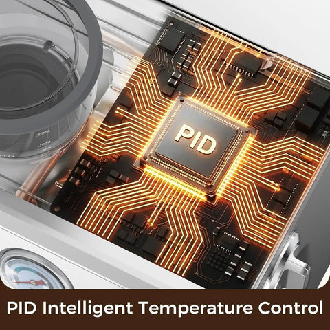 PID Intelligent Temperature Control circuit board in a 20 Bar Pressure Espresso Coffee Maker for precise brewing.