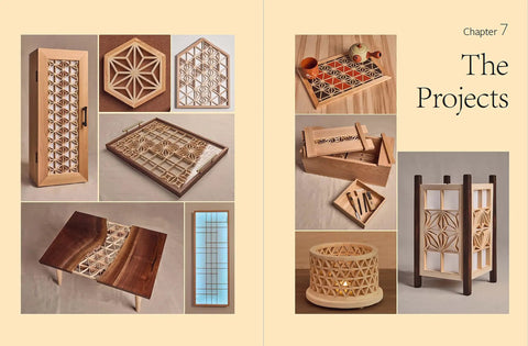 Master Your Woodworking Vibe With Ten Killer Kumiko Lattice Projects That Blend Classic Japanese Joinery For Absolutely Fire Modern Home Decor And Pro Level DIY Skills Anyone Can Pick Up Today. Various kumiko lattice projects in wood, including trays and lamps.